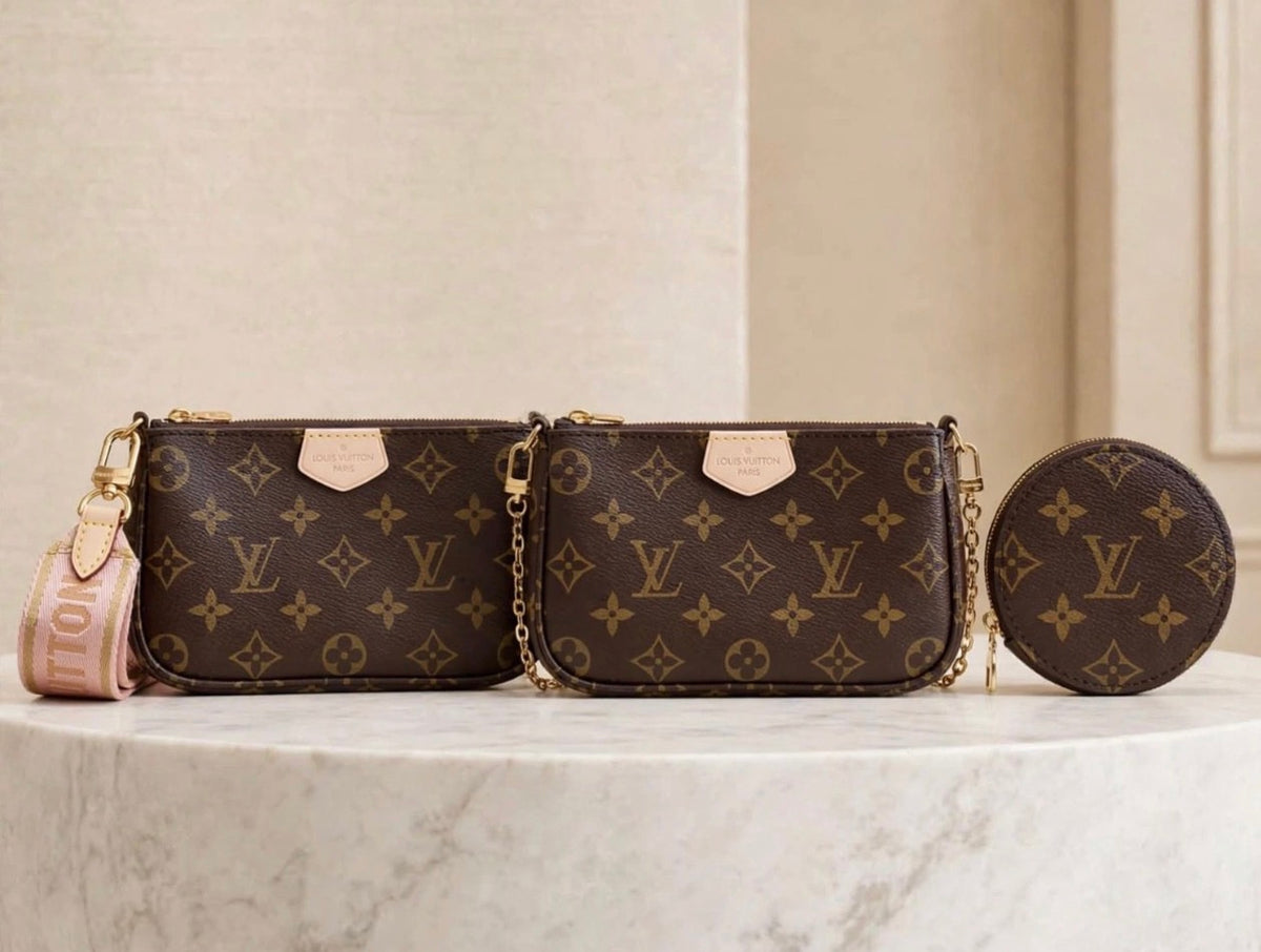 BORSA POCHETTE TRIS LV