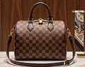 BORSA LV Speedy Bandoulière in tela Damier Ébène